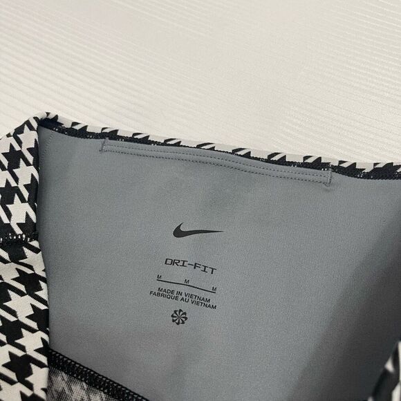 Nike Dri Fit Women’s Houndstooth Leggings Size Medium - Picture 7 of 9